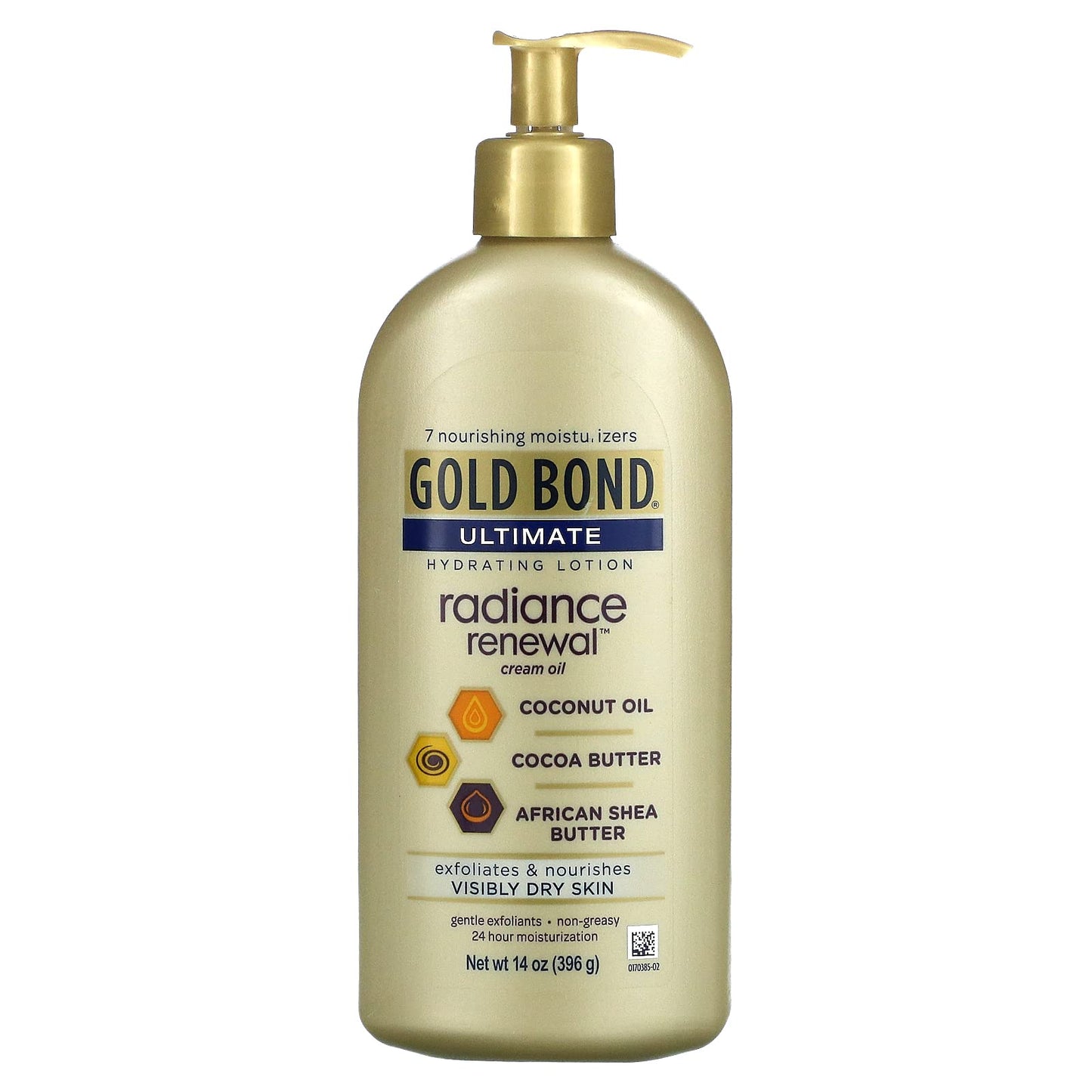 GOLD BOND ULTIMATE Radiance Renewal for Visibly Dry Skin Lotion 14 oz - Pack of 2