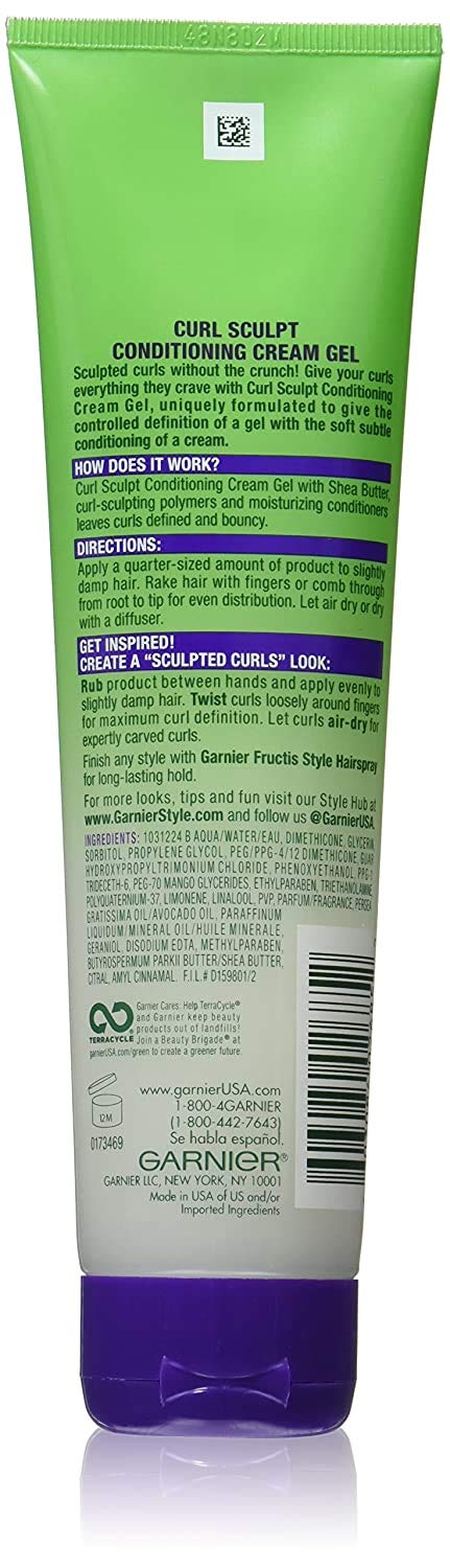Garnier Fructis Style Curl Sculpt Conditioning Cream Gel 5 oz (Pack of 5)