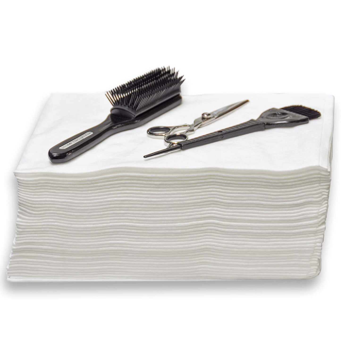 DAVELEN Essential Disposable Hair Towels for Women, 32 inch X 16 inches Each, Super Absorbent Quick Dry Hair for Drying Curly, Long & Thick Hair (White) (50)