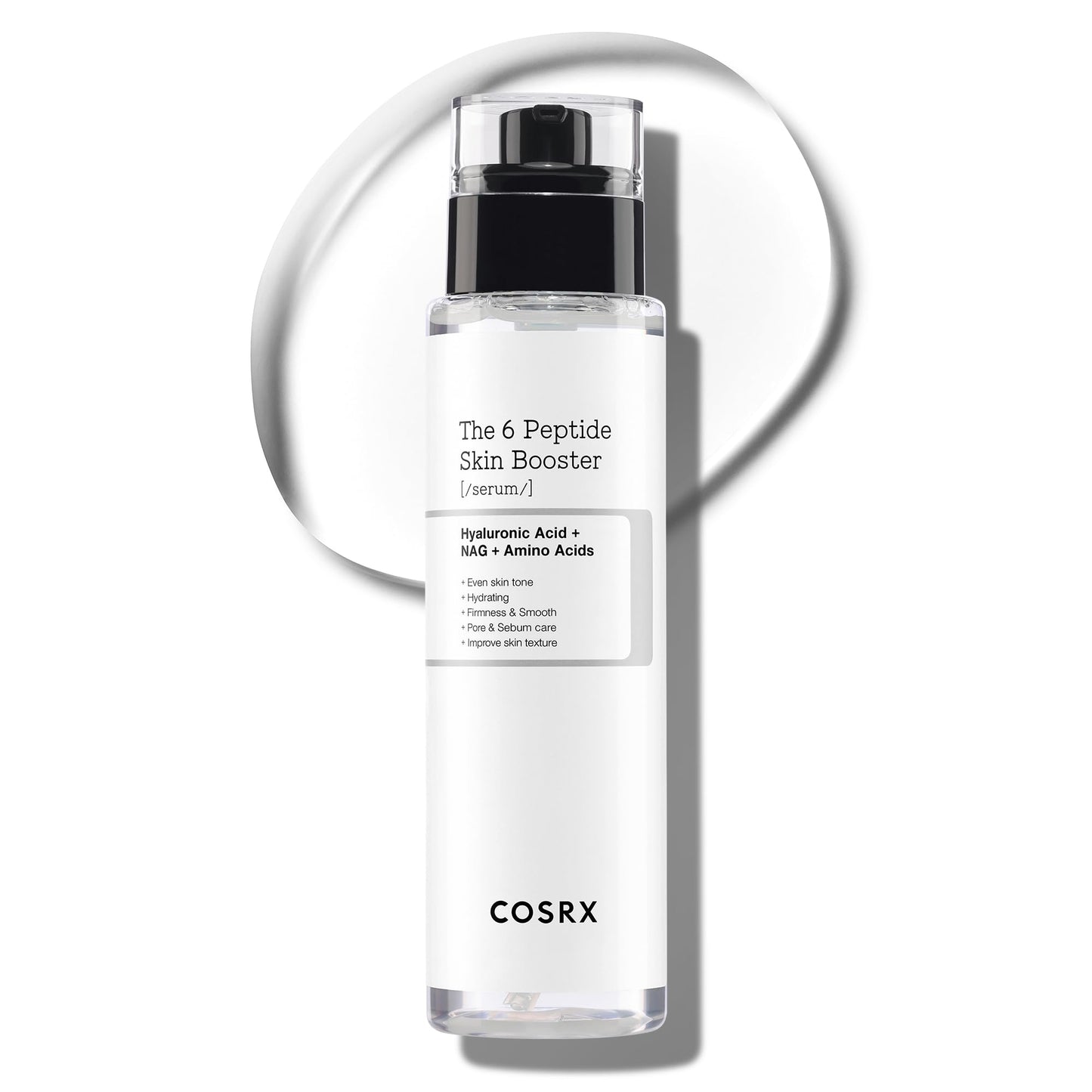 COSRX 6X Peptide Collagen Booster Toner Serum with Copper Peptides, Niacinamide & Hyaluronic Acid Skin Renewal Boosting Facial Essence for All Skin Types, Korean Skin Care, 150mL/5.07 Fl.Oz