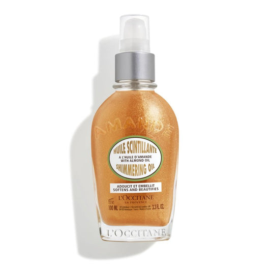 L'OCCITANE Almond Shimmering Body Oil: Instant Golden Glow 3.3 fl oz