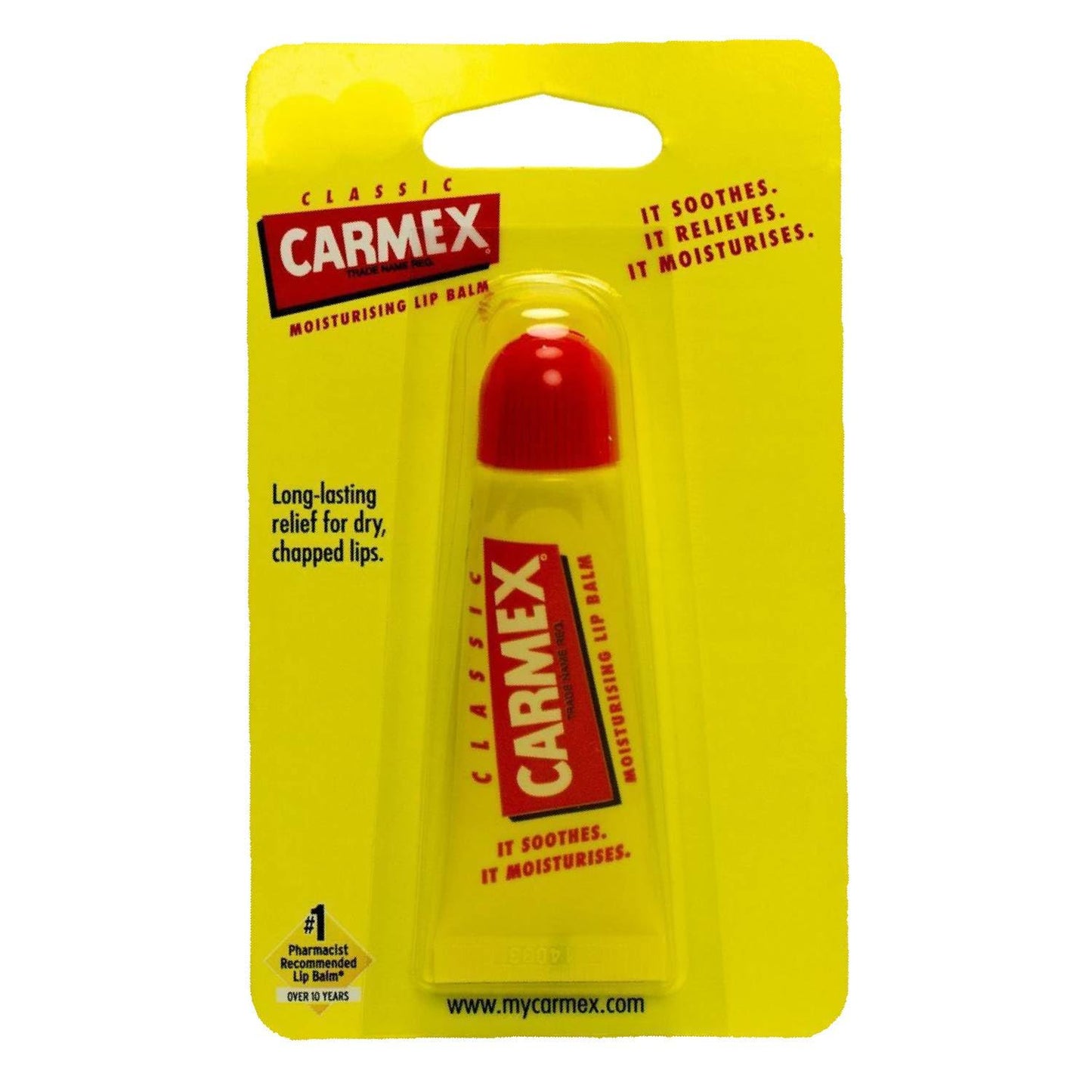 Carmex Classisc Lip Balm Medicated, 0.35 oz., Pack of 12