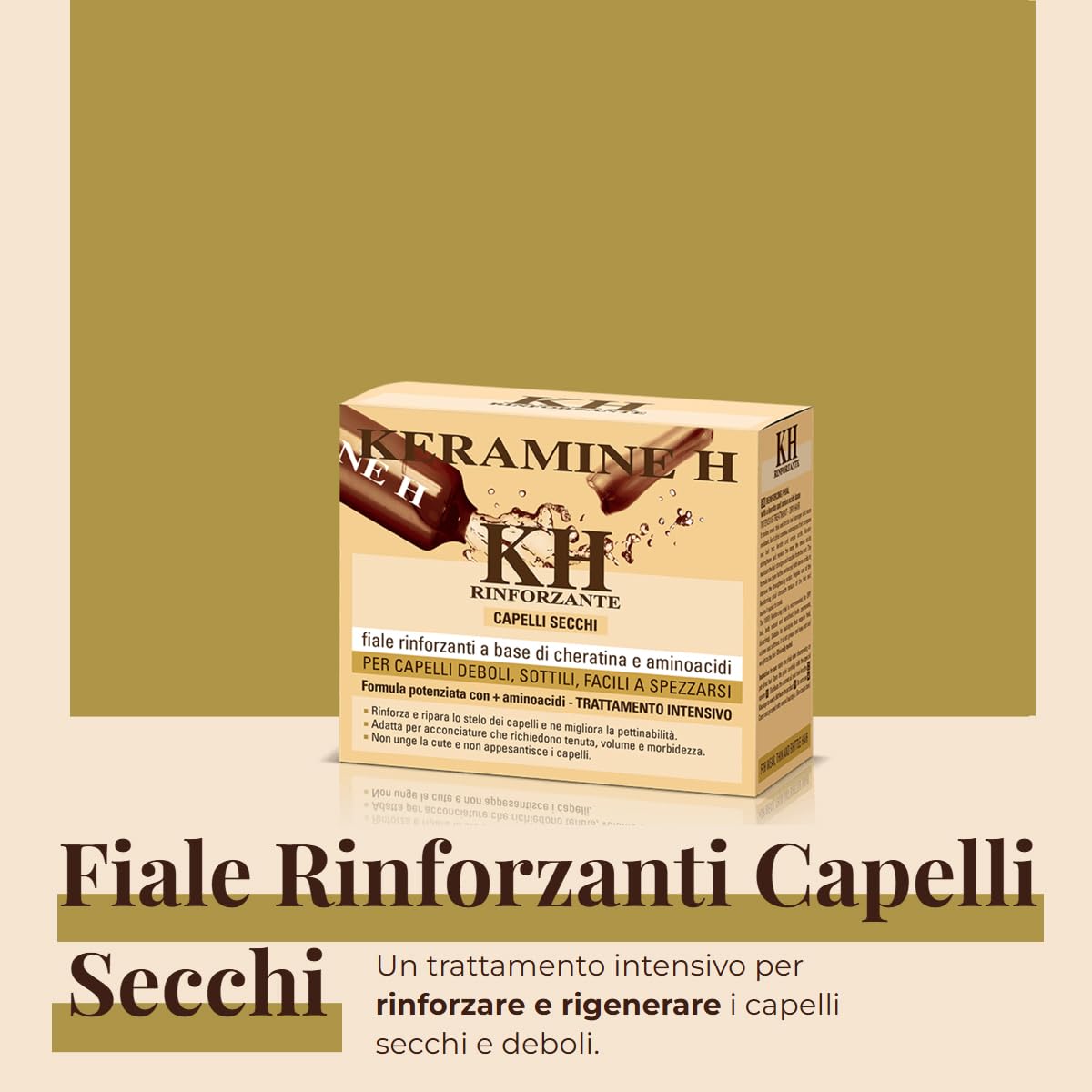 SOCO KERAMINE H Fiale AVORIO Capelli Secchi-Sottili Haircare