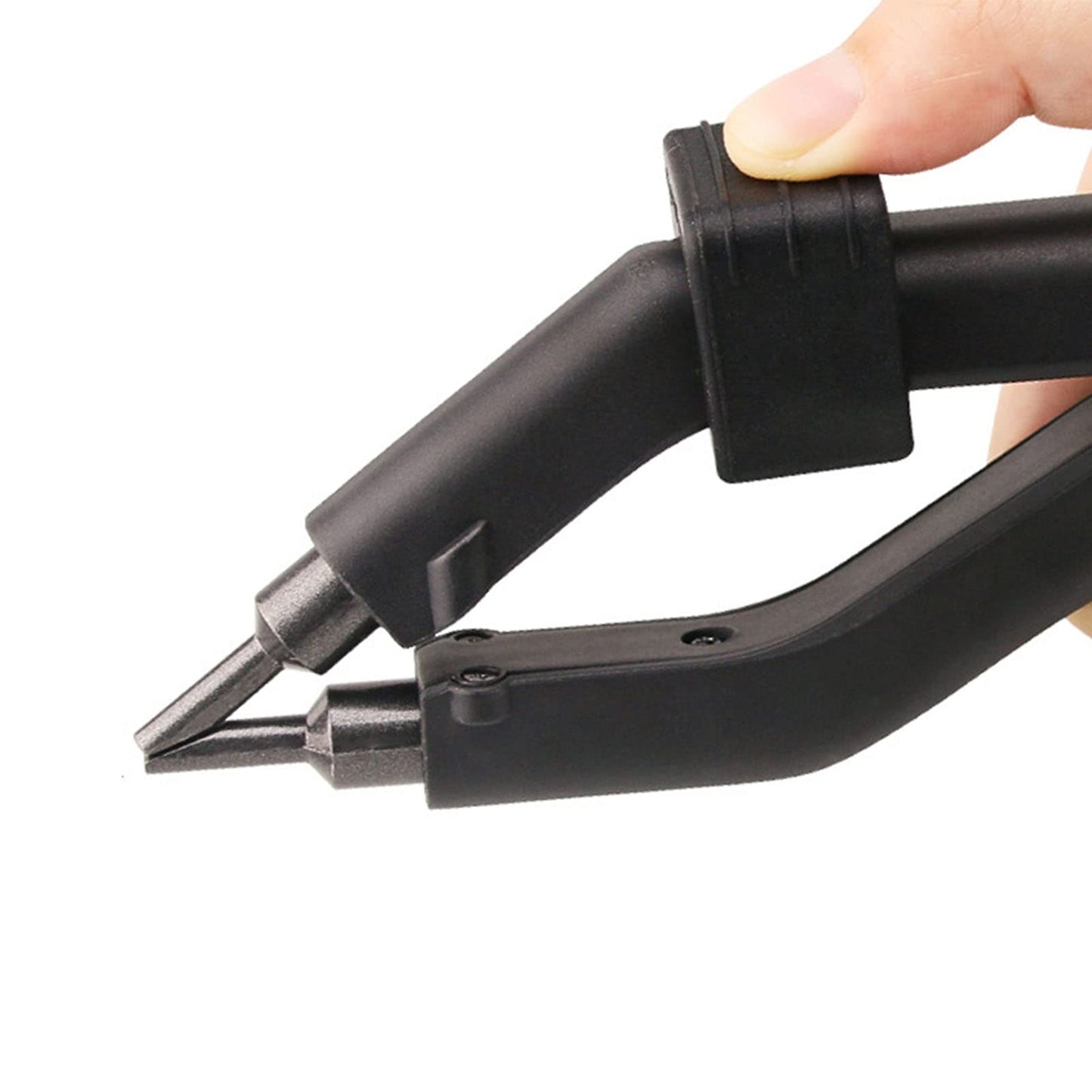 Professional Hair Extensions Tool Adjustable Temperature Hair Extensions Connector Tool Heat Iron Connector (Black) (US Plug)