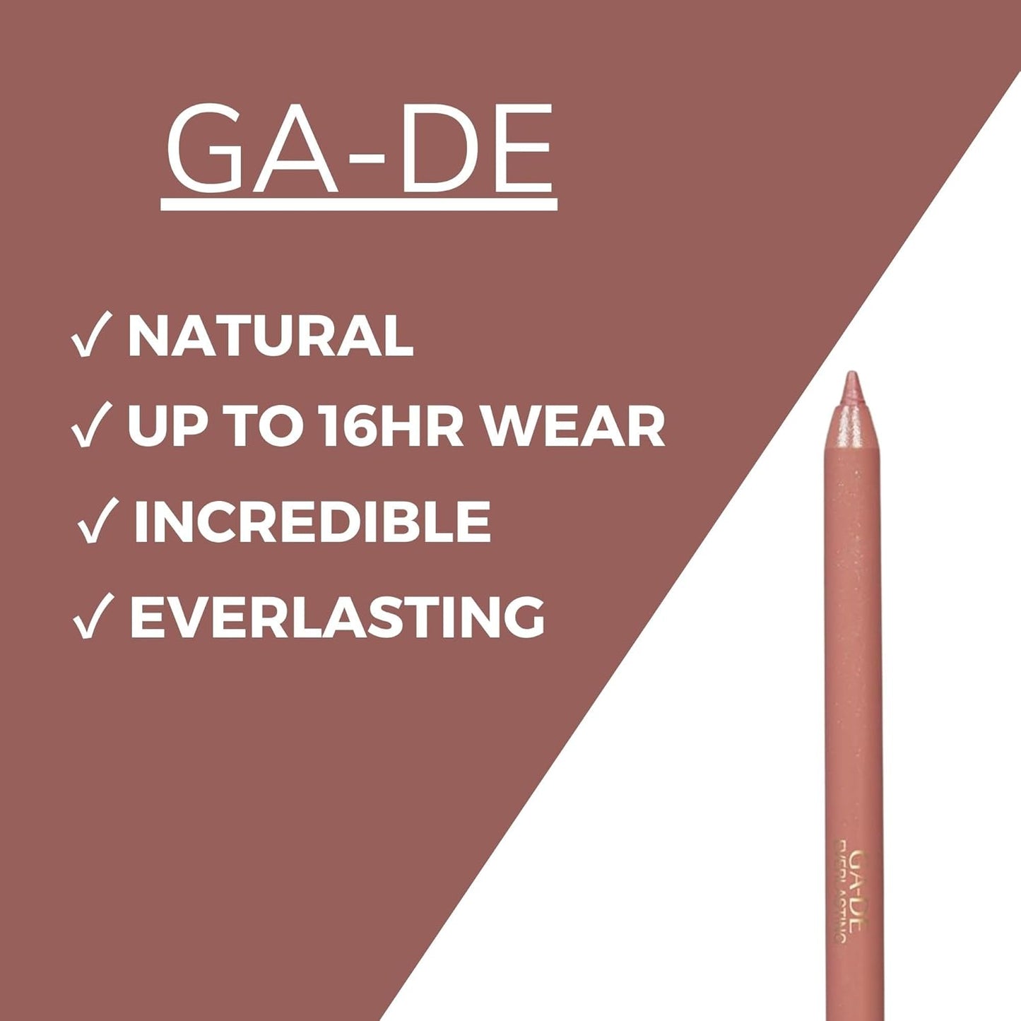 Everlasting Lip Liner - Automatic Retractable Pencil | Smudge-Resistant, Enriched with Vitamin E - 0.01 oz