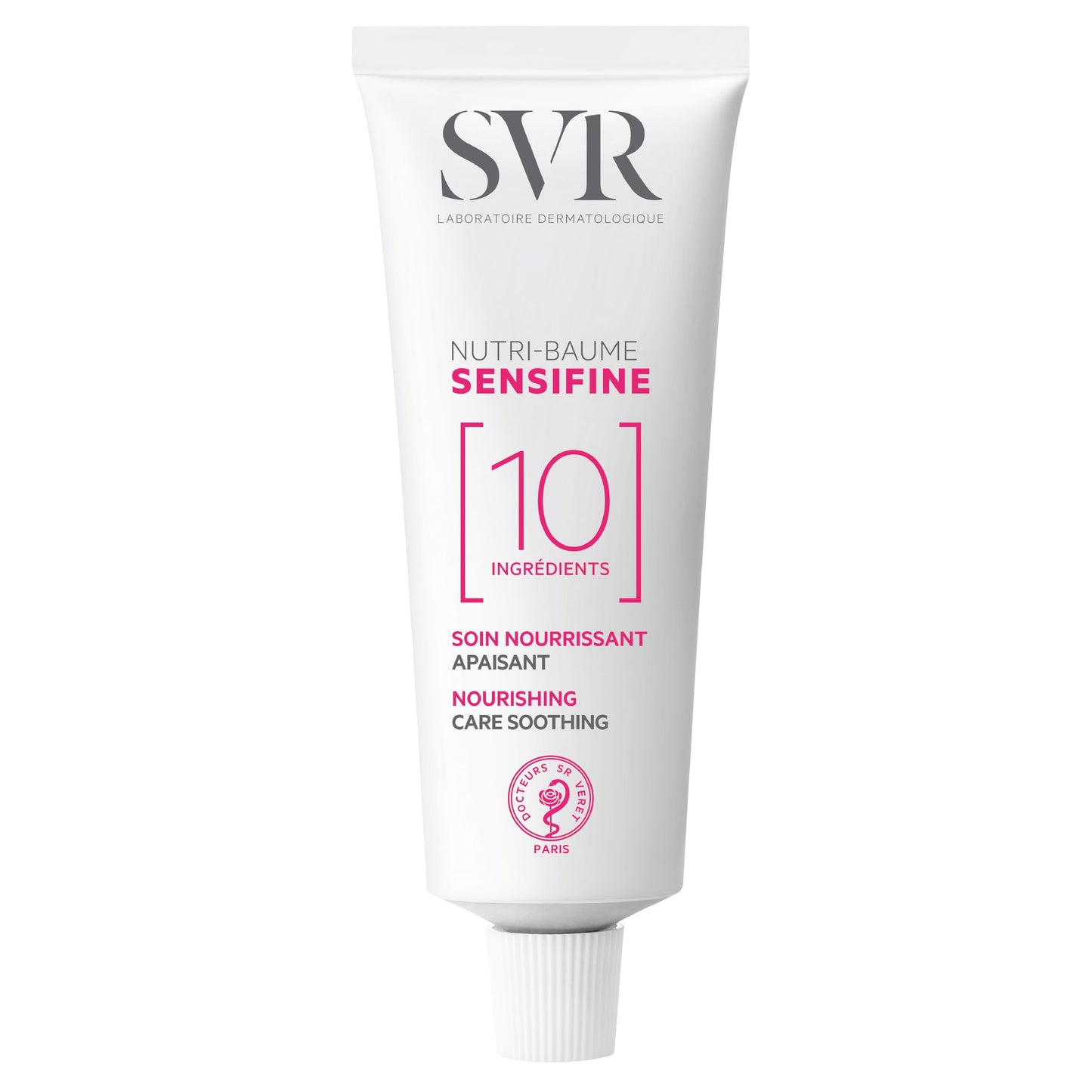 SVR - Sensifine Nutri-Balm - Soothing Moisturizer for Sensitive & Ultra-Sensitive Skin Relief - Face Cream - 24-Hour Hydration - for Hypoallergenic Use - 95% Naturally-Derived Ingredients - 1.3 fl.oz