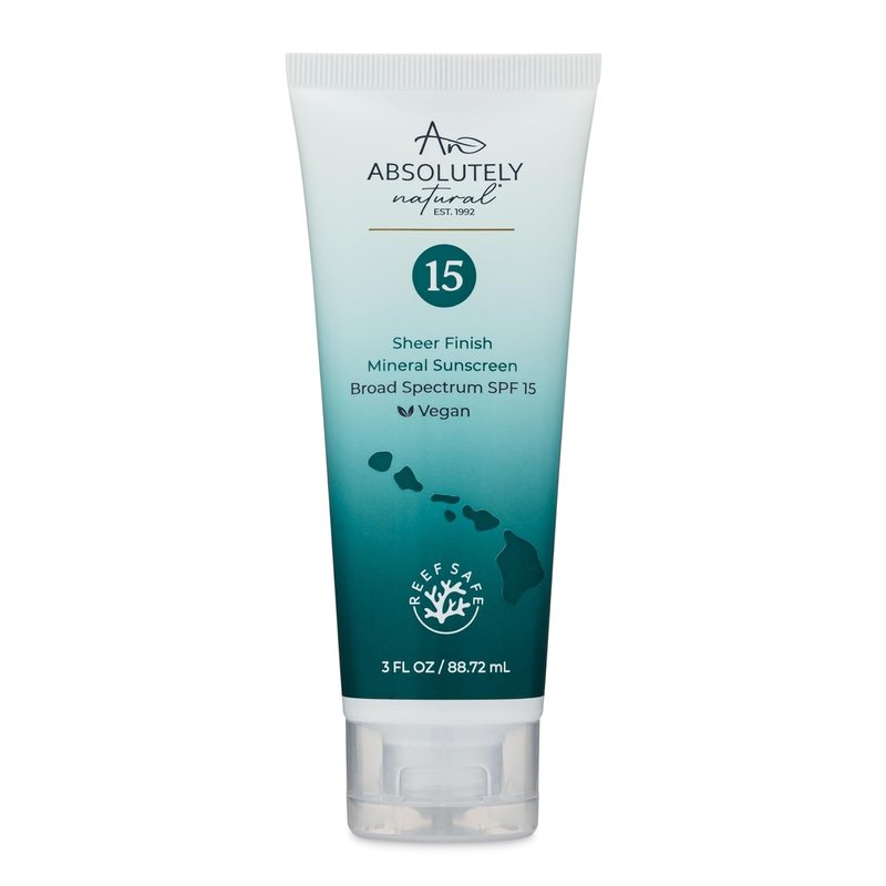 SPF 15 Mineral Sunscreen - Broad Spectrum Water-Resistant Lotion with Non-Nano Zinc Oxide & Vitamin E | 3 Oz