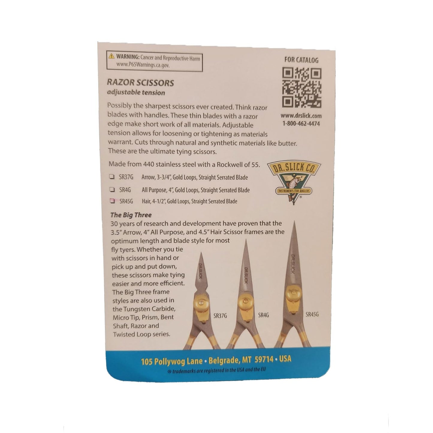 Dr. Slick 4" Razor Scissors