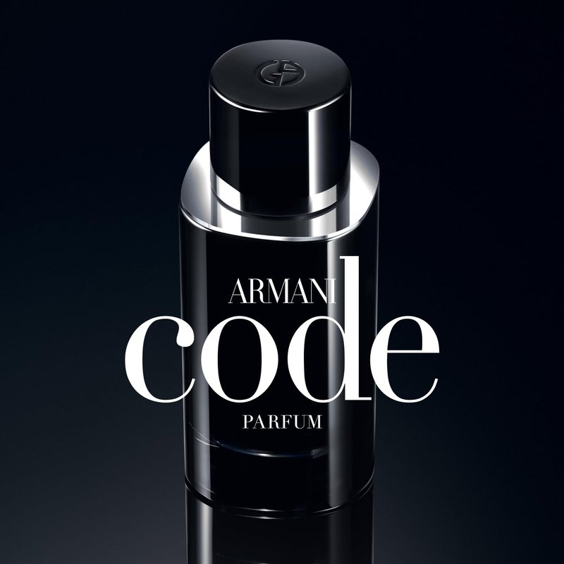 Armani Beauty – Code – Parfum – Cologne for Men – Fresh & Aromatic Men’s Fragrance – Bergamot, Clary Sage, Tonka Bean Notes - 4.2 Fl Oz