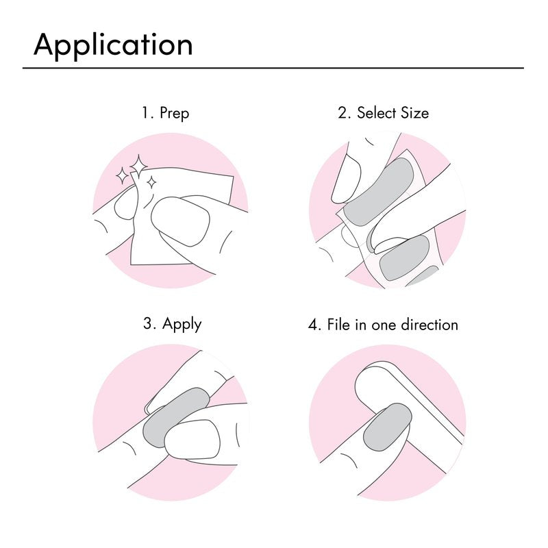 Dashing Diva Gloss Nail Strips 5-in-1 Kit - Best of Pinks - UV Free, Chip Resistant, Long Lasting Gel Nail Stickers - Contains 110 wraps, 5 prep pads, 2 nail files