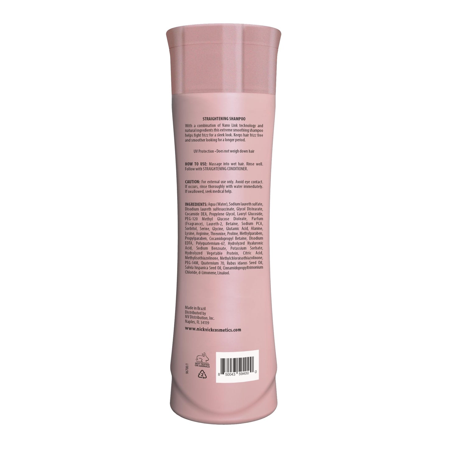 Nick Vick, Extreme Straightening Shampoo, Brazilian Sleek