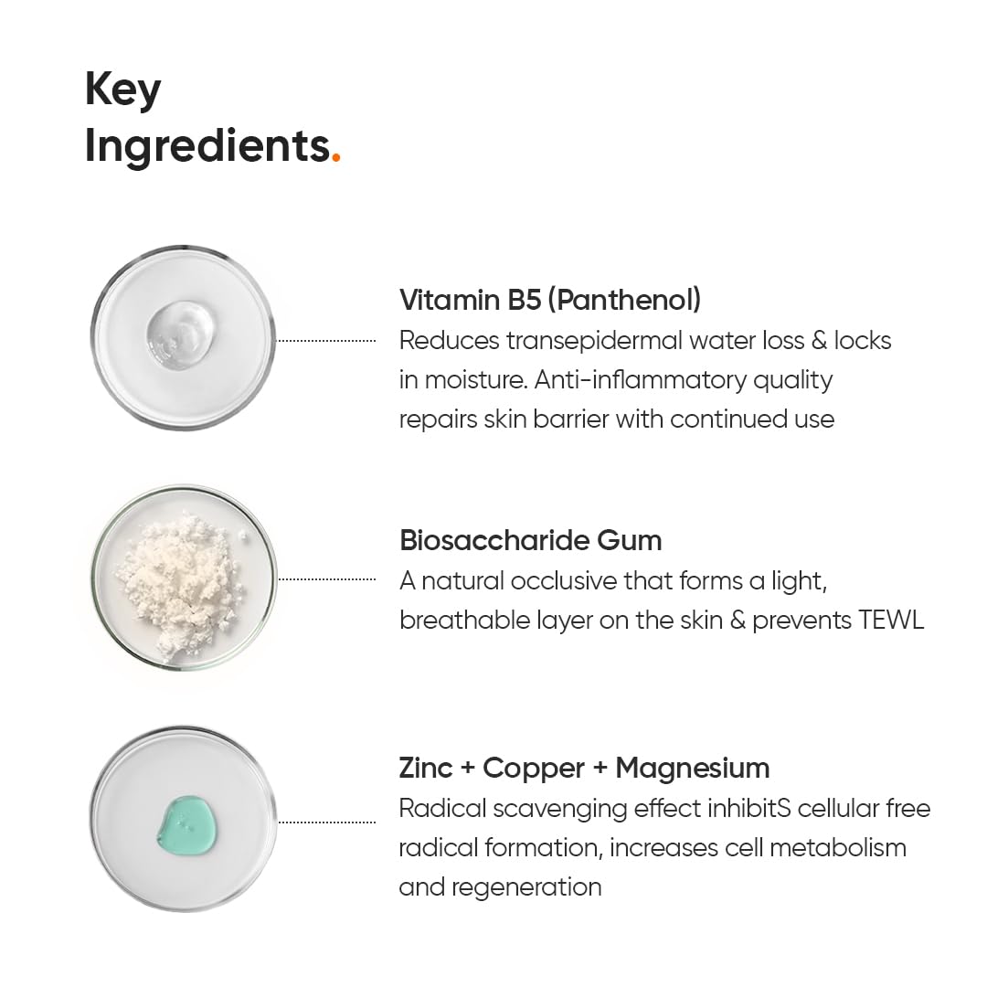 Minimalist Panthenol (Vitamin B5) Moisturizer for Oily & Acne Prone Skin | Hydrates skin & Repairs Damage | For Women & Men | 1.7 Oz / 50 gm