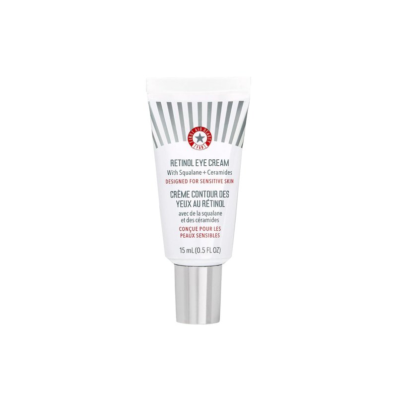 First Aid Beauty Retinol Eye Cream - Squalane & Ceramides, Anti-Aging Serum for Delicate Skin | Reduces Fine Lines & Wrinkles