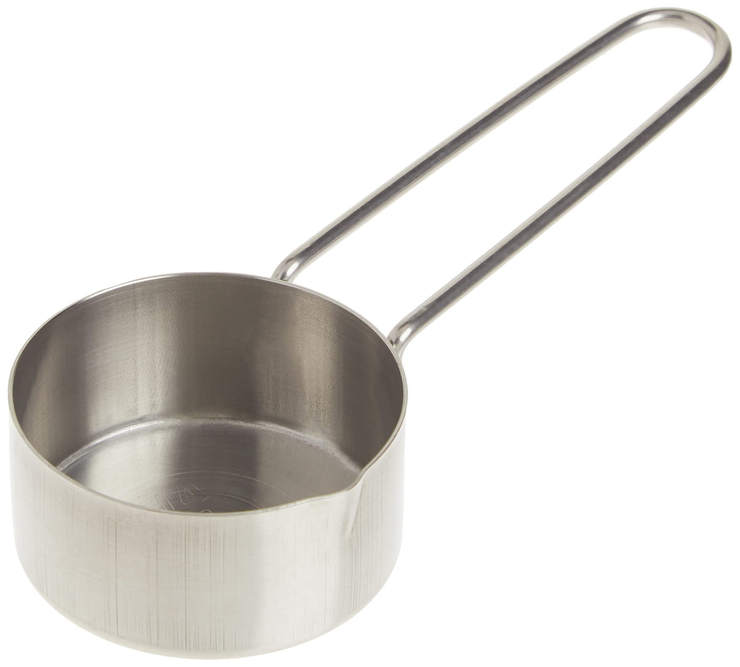 American METALCRAFT, Inc. 1/4 Stainless Steel Measuring Cup, 1/4-Cup, Silver,MCW14