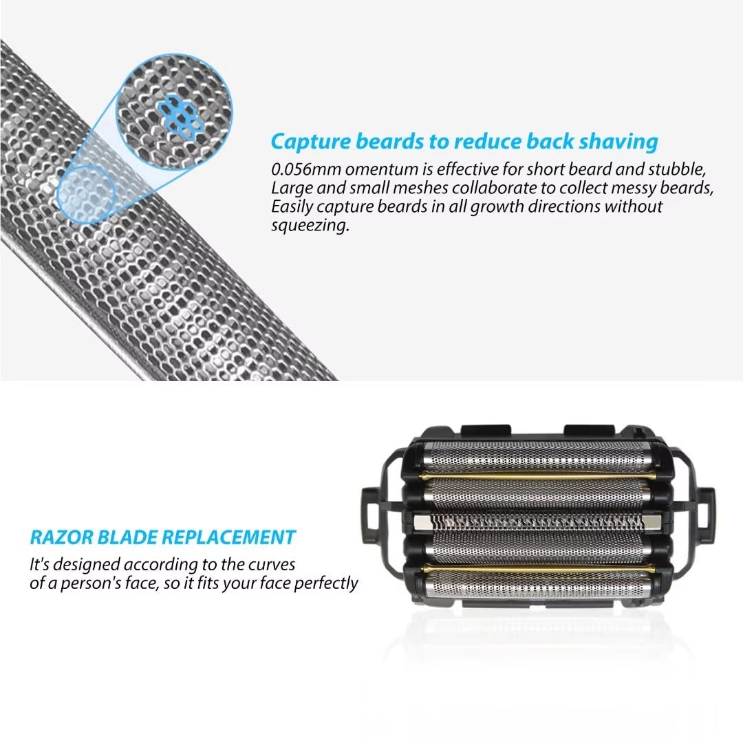 ES9036 Replacement Shaver Head Blade Fits for Panasonic ES-LV9N, ES-LV95, ES-LV65 & all ARC 5 Blade Shavers