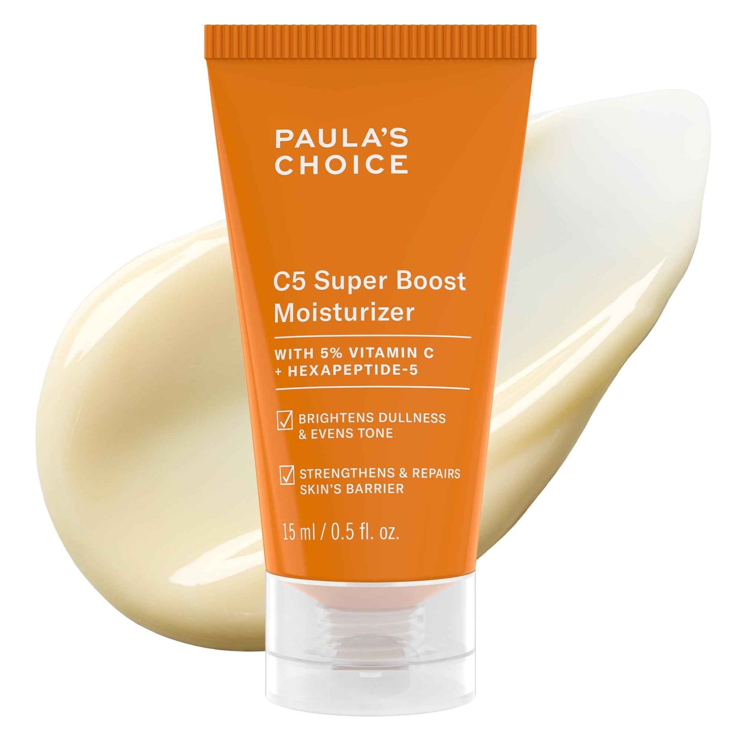 Paula's Choice C5 Super Boost Moisturizer with 5% Vitamin C & Squalane, Daily Face Lotion for Discoloration, Uneven Tone, Fine Lines & Acne-Prone Skin, Fragrance-Free