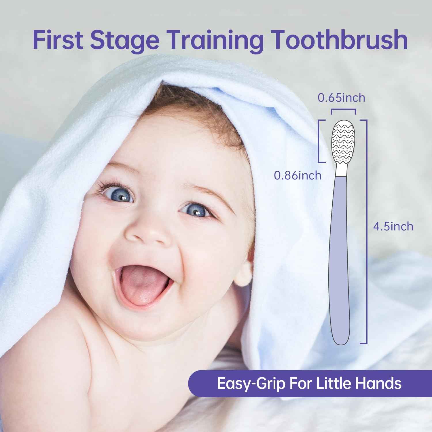 Tongueclear Kids Tongue Scraper, Tongue Cleaner for Infant & Newborn, Baby Oral Cleaner Newborn, Toddler Toothbrush for Tooth Mouth Gum Clean, Infant Toothbrush Oral Cleaning Stick…