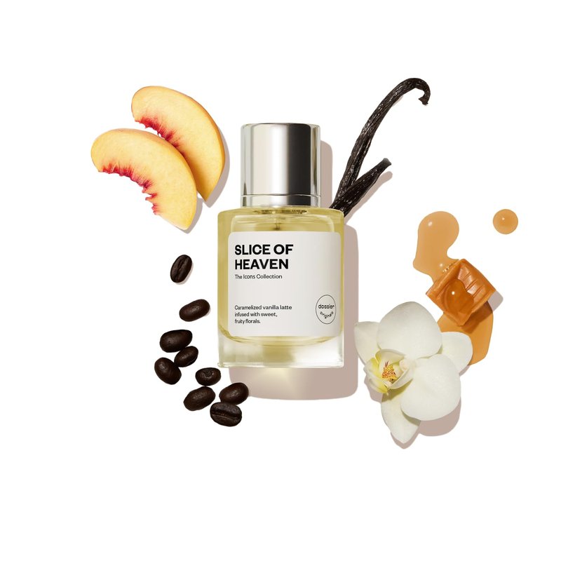 Dossier Slice of Heaven Eau de Parfum - Long-Lasting Sweet Almond Vanilla Fragrance | 1.7 fl oz (50ml)