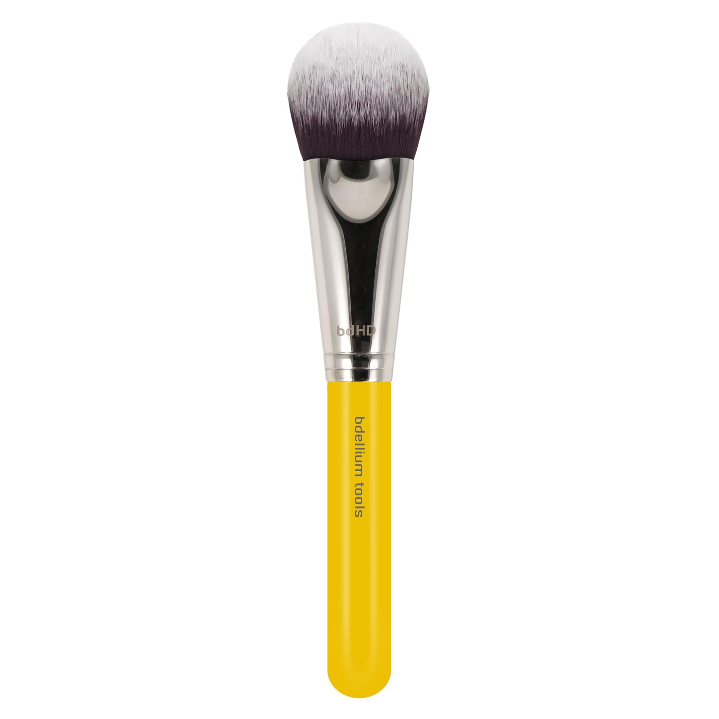 Bdellium Tools Professional Makeup Brush - Studio Series 988 BDHD Phase I Large Face Foundation/Powder - With Soft Synthetic Fibers, For Application & Blending (Yellow, 1pc)