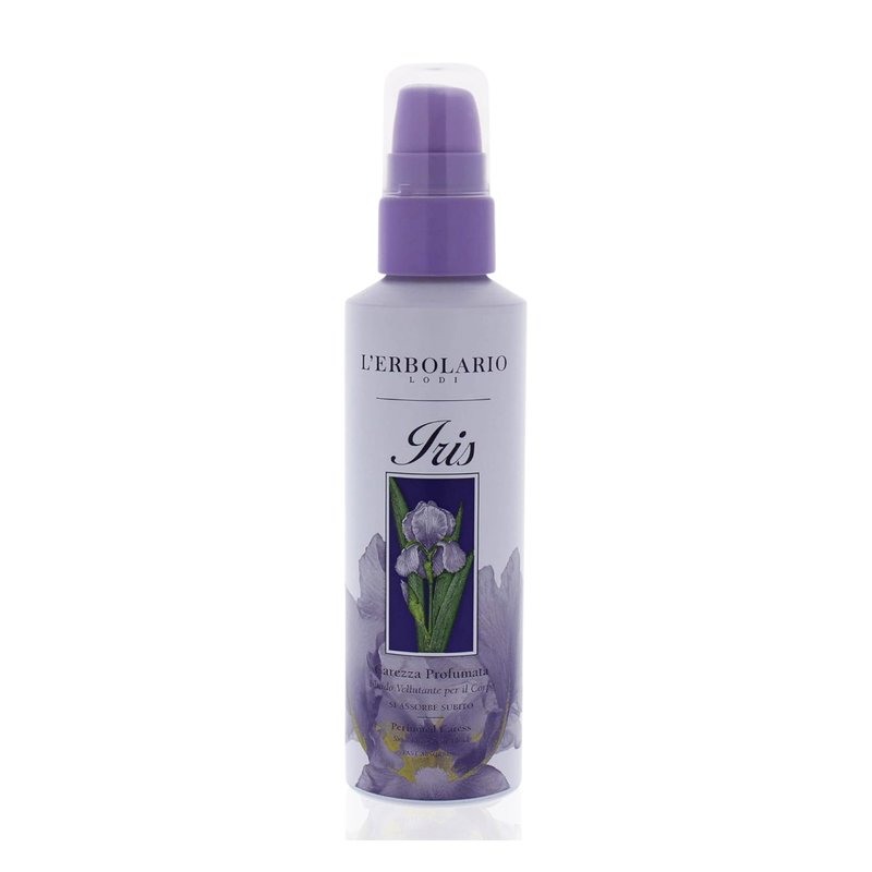 L'Erbolario Iris Perfumed Caress Smoothing Body Fluid - Body Moisturizer to Hydrate, Protect - Liquid Body Lotion for Women - All Skin Types - 5.1 oz