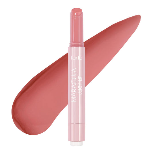 tarte maracuja juicy lip balm gloss – Viral Nourishing Lip Butter Color with High-Shine Hydration, Skincare Infused with Vitamin E, Vegan & Cruelty-Free, full size, Rose