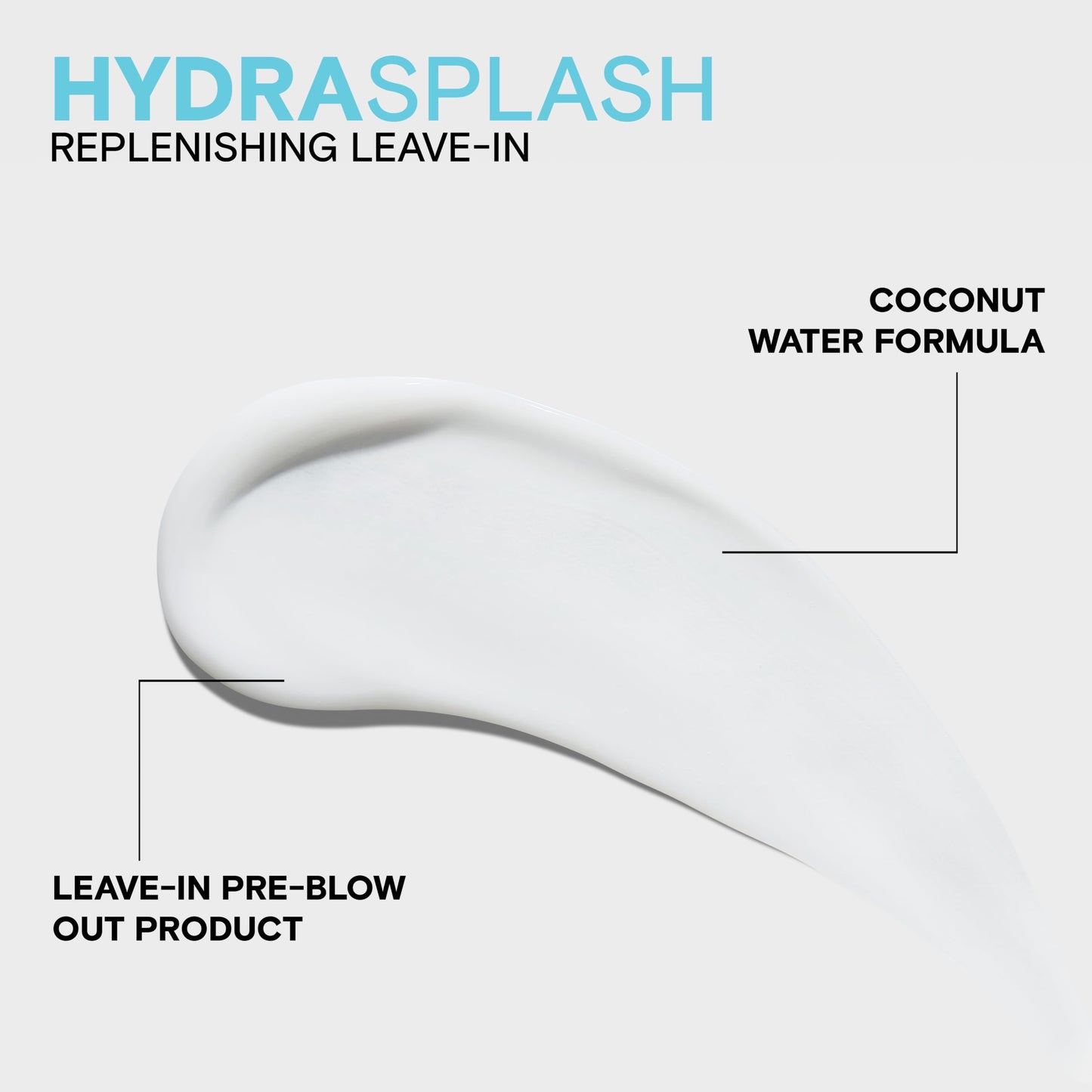 Joico HydraSplash Replenishing Leave-In | For Fine, Medium, Dry Hair | Boost Shine & Softness | Tame Frizz & Hydrate | With Sea Kelp & Coconut Water | 3.38 Fl Oz