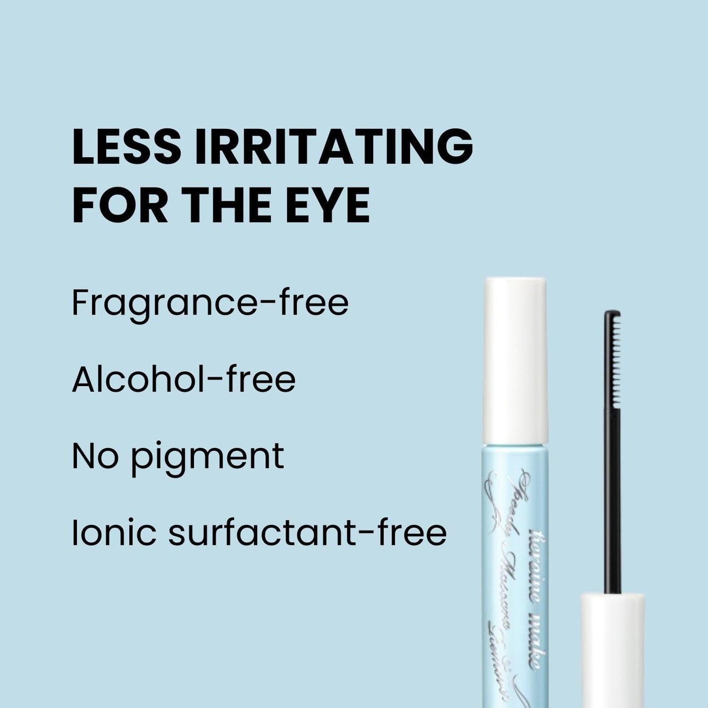 Heroine Make by KissMe Volume & Curl Mascara + Smooth Liquid Eyeliner + Eye Makeup Remover | Waterproof Mascara & Eyeliner Set | Volumizing Black Mascara & Smudge‑Proof Eyeliner | Japanese Makeup