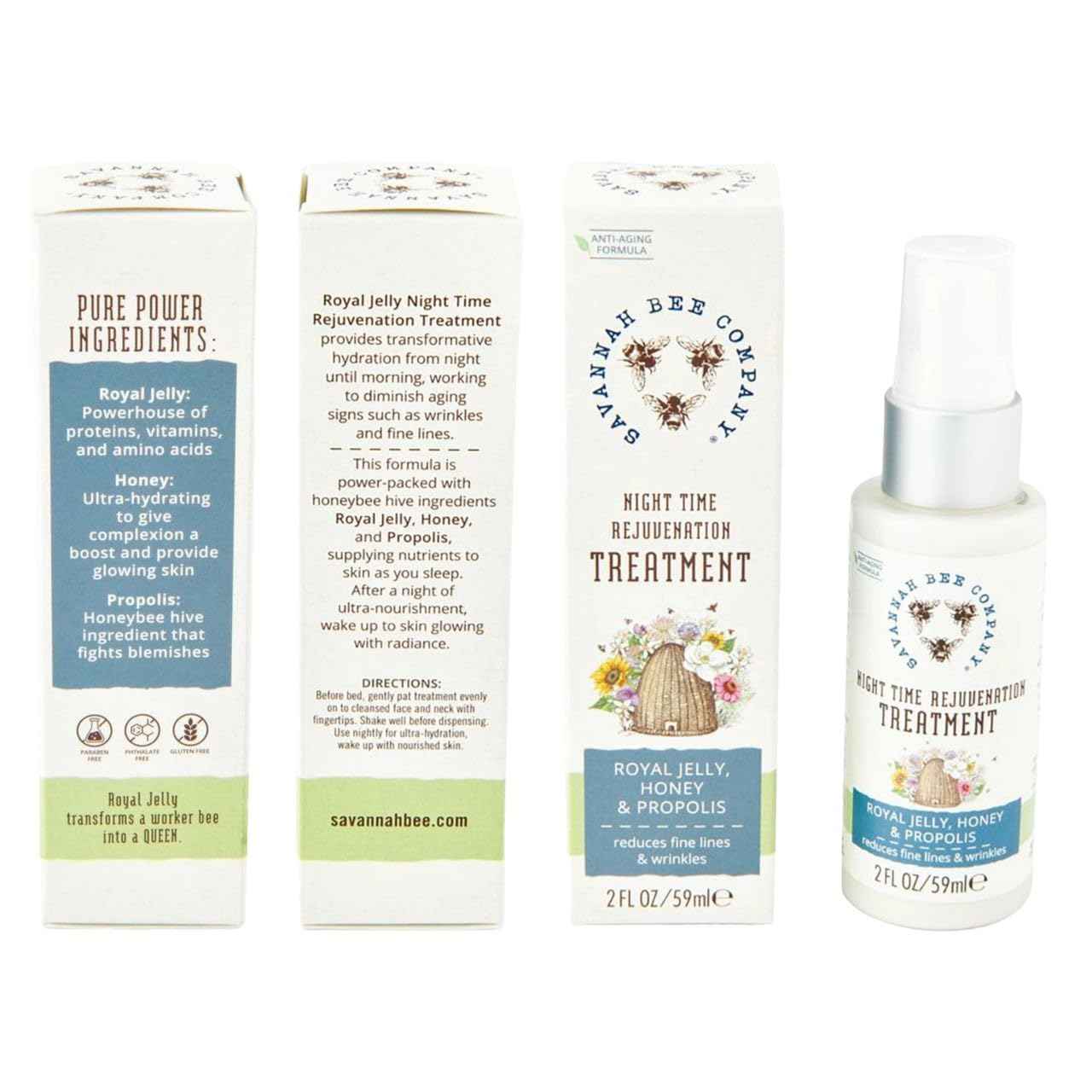 Savannah Bee Company Night Time Rejuvenation Treatment