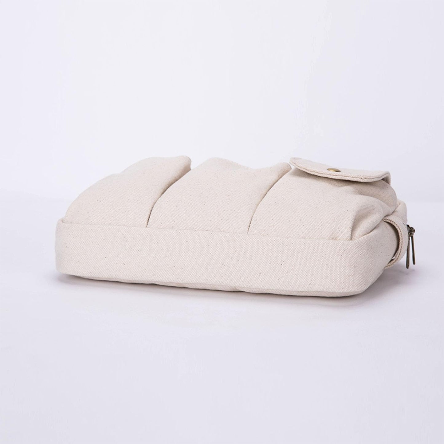 Cosmetic Storage Bag - Cute Travel Makeup Organizer | Pure Cotton Canvas, Zip-Up Design, Hanging Option