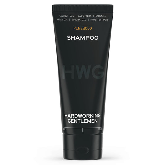 Hardworking Gentlemen Shampoo for Men, Coconut Oil & Aloe Vera Formula, Pinewood Scent, 8 oz