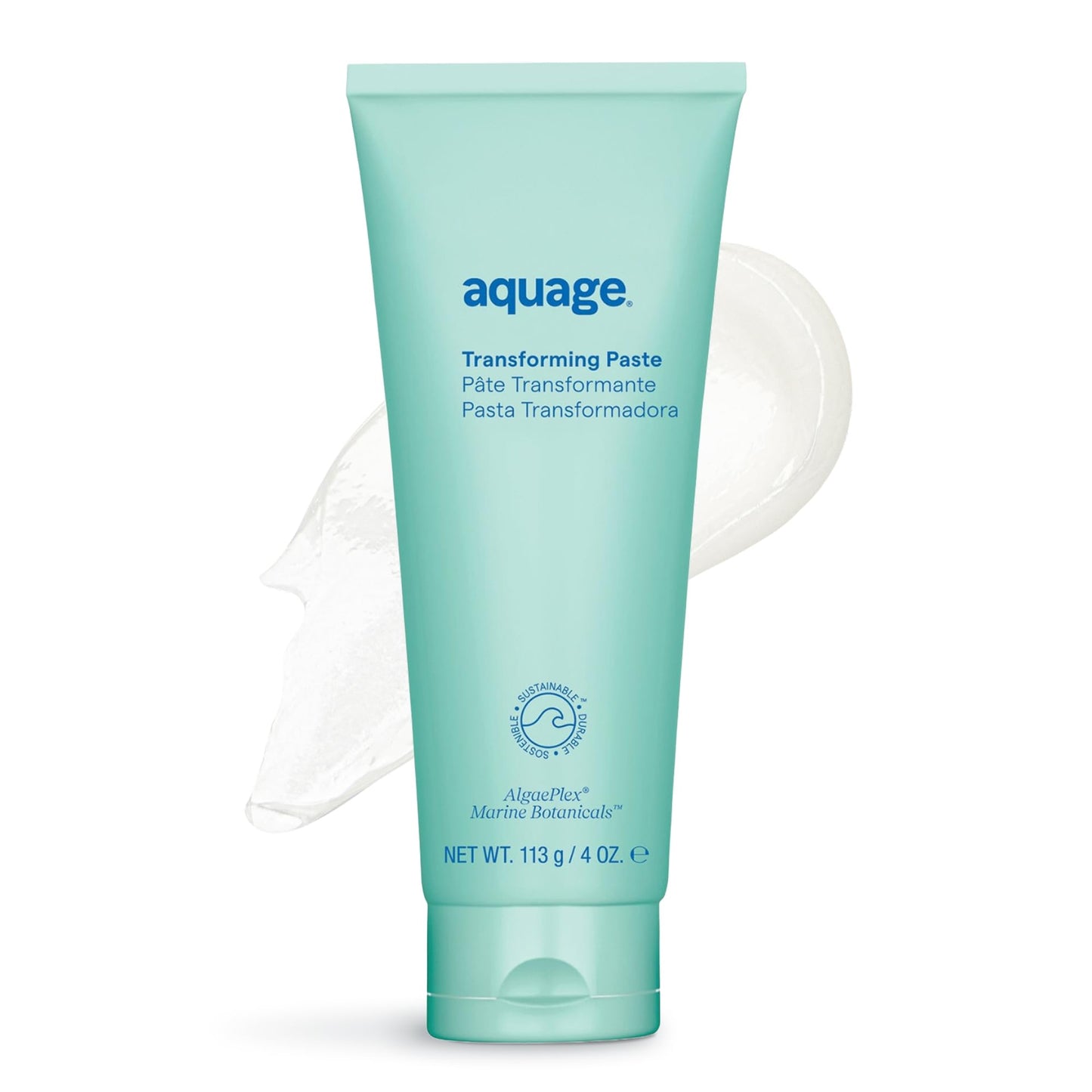 Aquage Transforming Paste - Texturizing Hair Paste for Women and Men - Matte Styling Cream with Flexible Hold and Definition for Short Hair (5 oz)