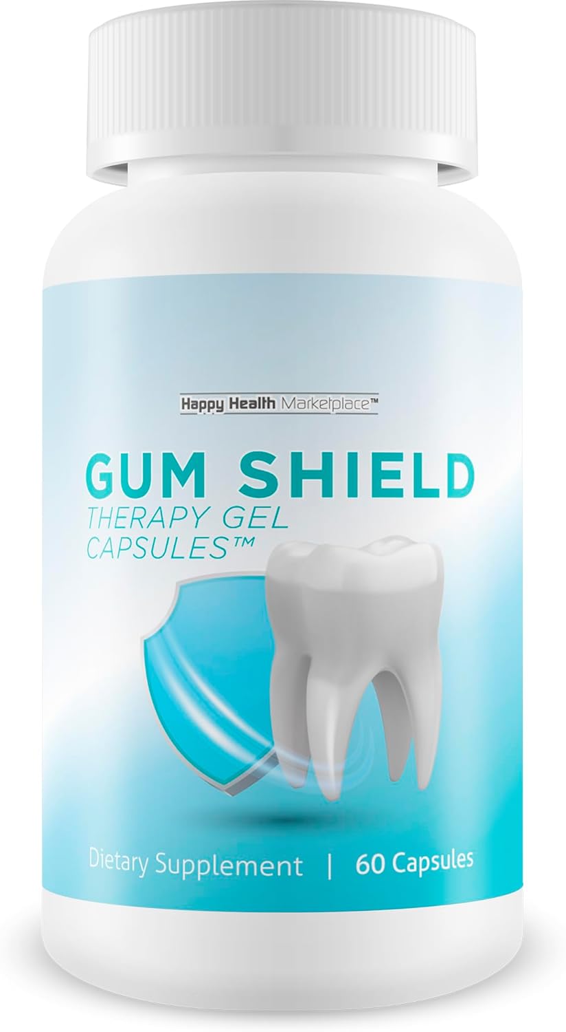Gum Shield Therapy Gel Capsules | Best Oral Probiotics for Teeth & Gums - Fresh Breath Support