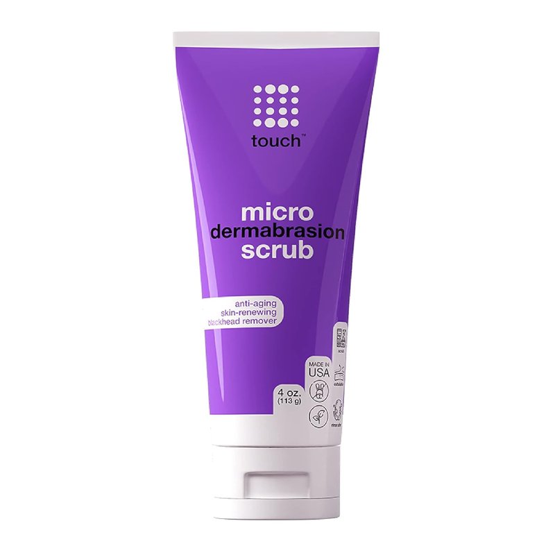 Microdermabrasion Facial Scrub - Exfoliating Polish Cream with Dermatologist-Grade Crystals for Anti-Aging | 4 Ounce
