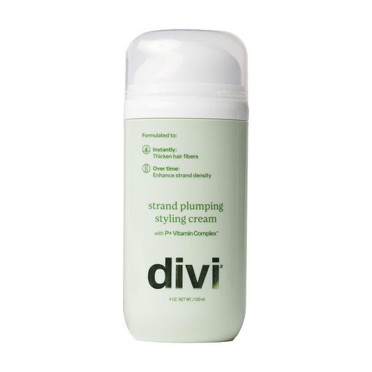 divi Strand Styling Cream, Hair Thickening Treatment for Fine Hair, Volumizing and Frizz Control