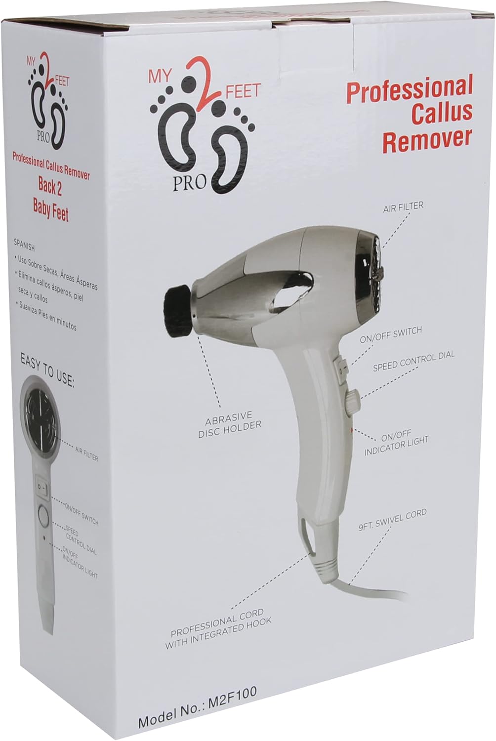 Electric Callus Remover - Professional Foot Care Tool with Replacement Disks | Smooth Skin Solution