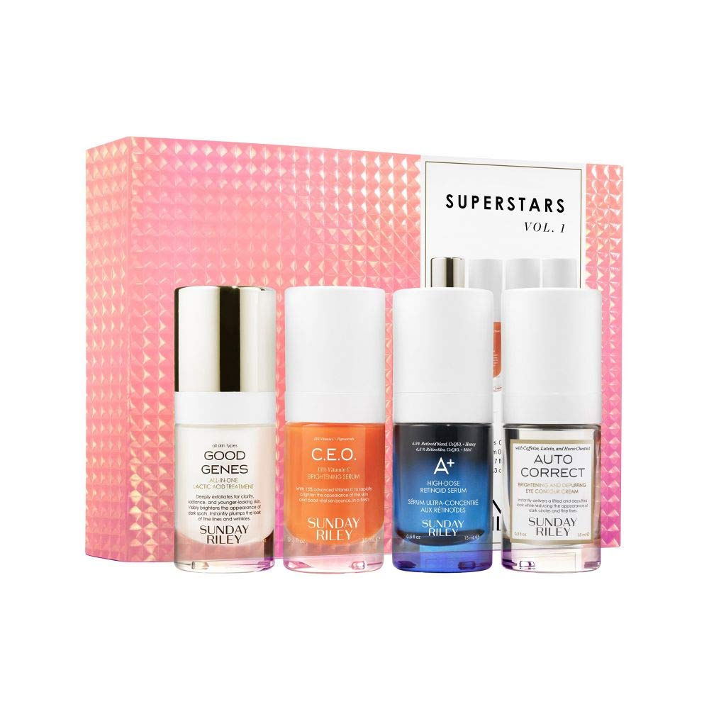 Sunday Riley Superstars Kit - Premium Skincare Set for Radiant Skin | 2.0 Fl Oz