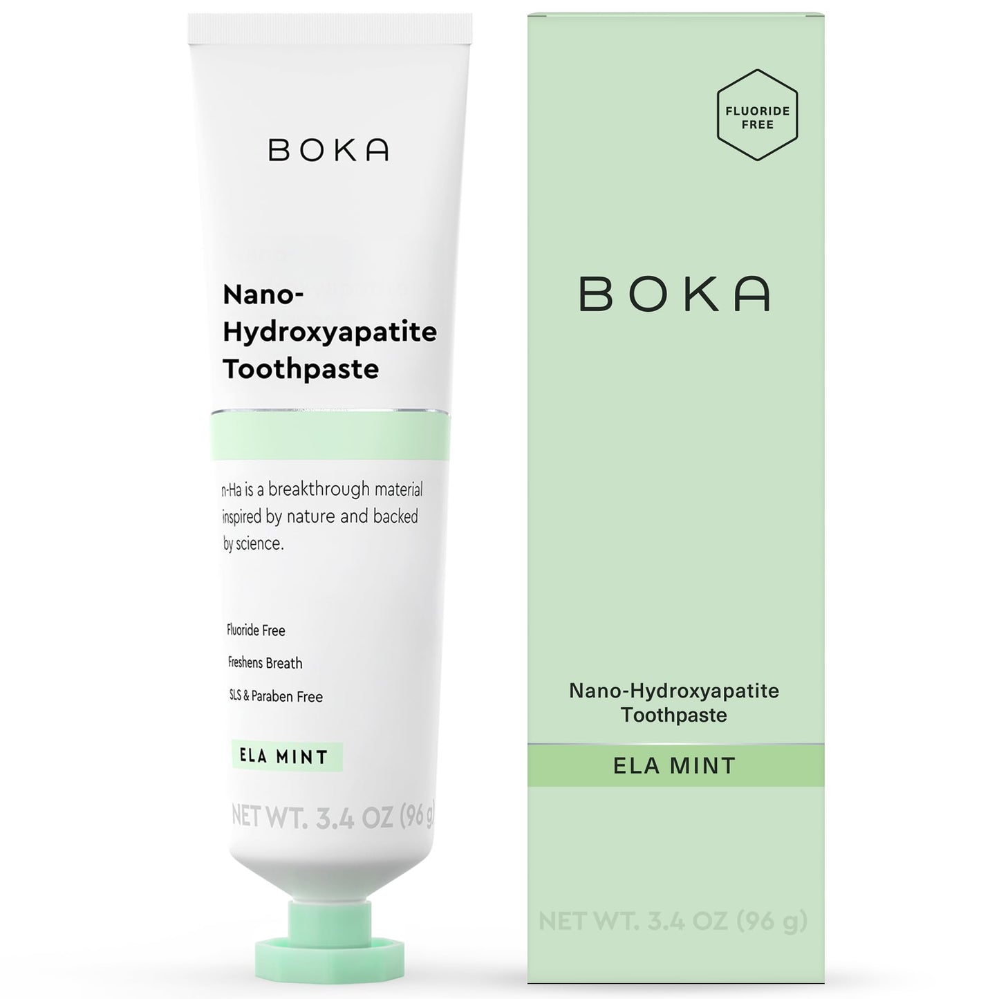 Boka Toothpaste - Fluoride Free Toothpaste, Nano Hydroxyapatite Toothpaste