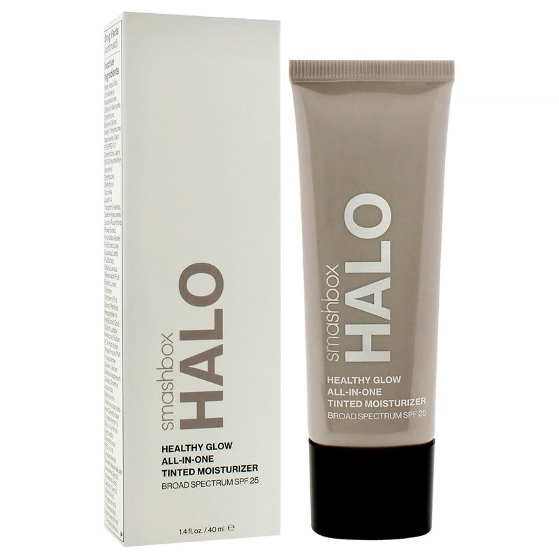Smashbox Halo Healthy Glow Tinted Moisturizer - SPF 25 | Hydrating, Buildable Coverage with Hyaluronic Acid & Niacinamide