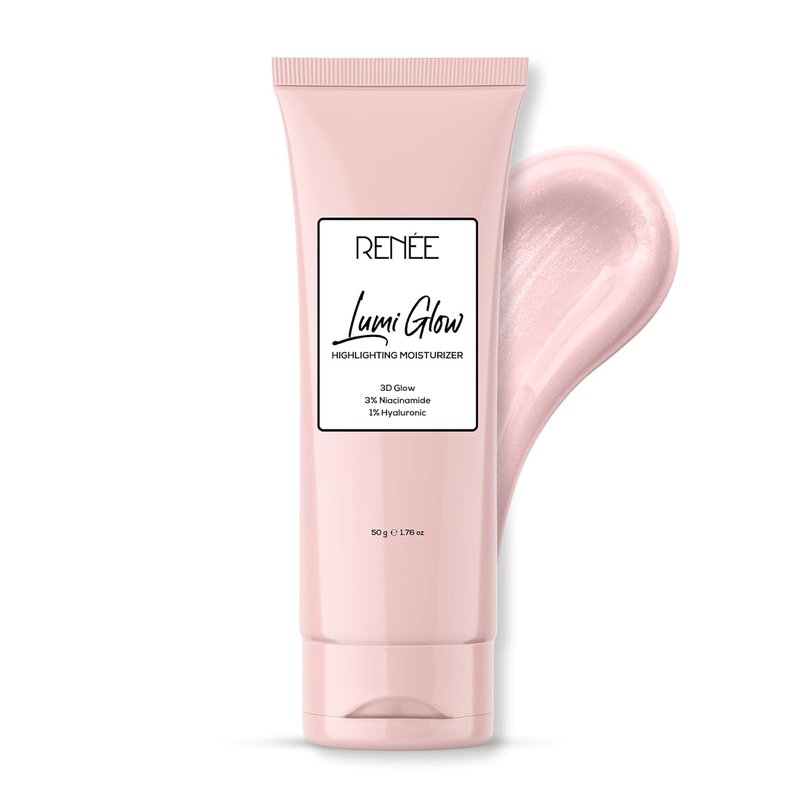 Lumi Glow Highlighting Moisturizer - 3% Niacinamide & 1% Hyaluronic Acid for Glowing Skin | Anti-Aging, Reduces Fine Lines & Pigmentation