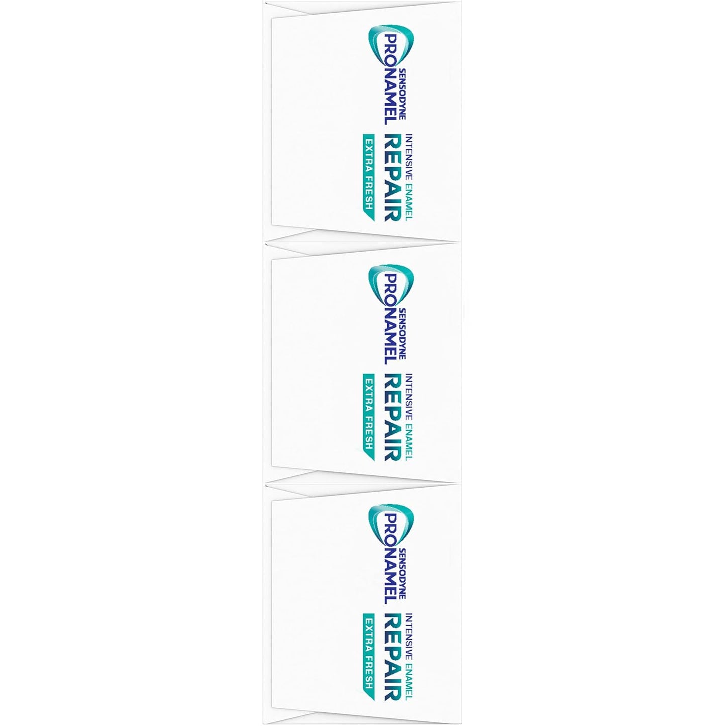 Sensodyne Pronamel Toothpaste for Sensitive Teeth - Enamel Repair & Strengthening | Extra Fresh - 3.4 oz (Pack of 4)