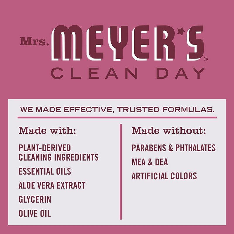 MRS. MEYER'S CLEAN DAY Hand Soap Mum (12.5 Fl Oz (Pack of 3), Gel)