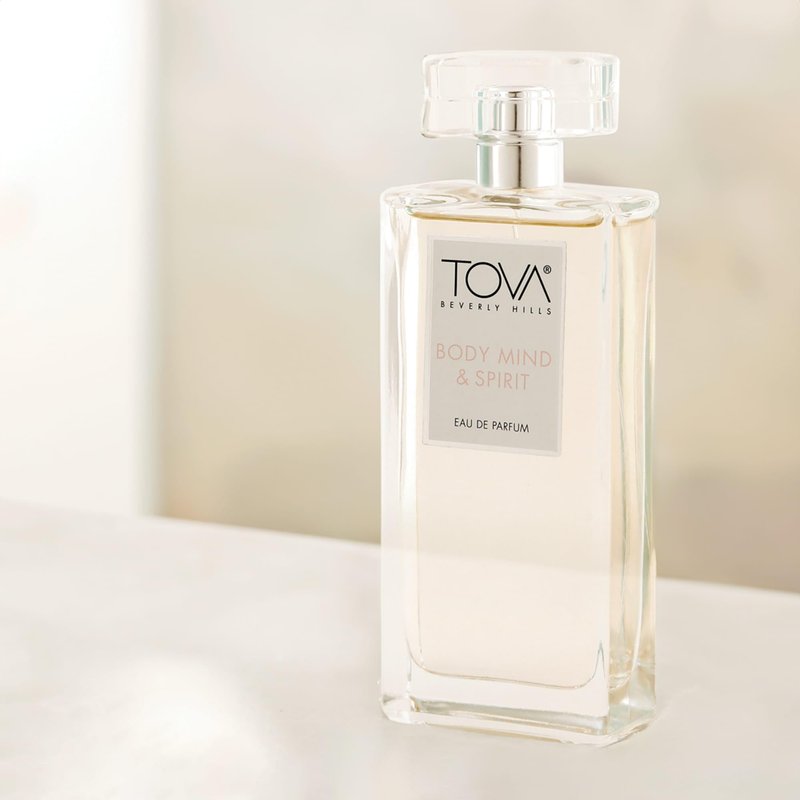 Tova Body, Mind & Spirit Eau de Parfum – Peaches & Cream Scent for Women – Osmanthus Rose Apricot – USA-Made & Cruelty-Free – 3.4 fl oz