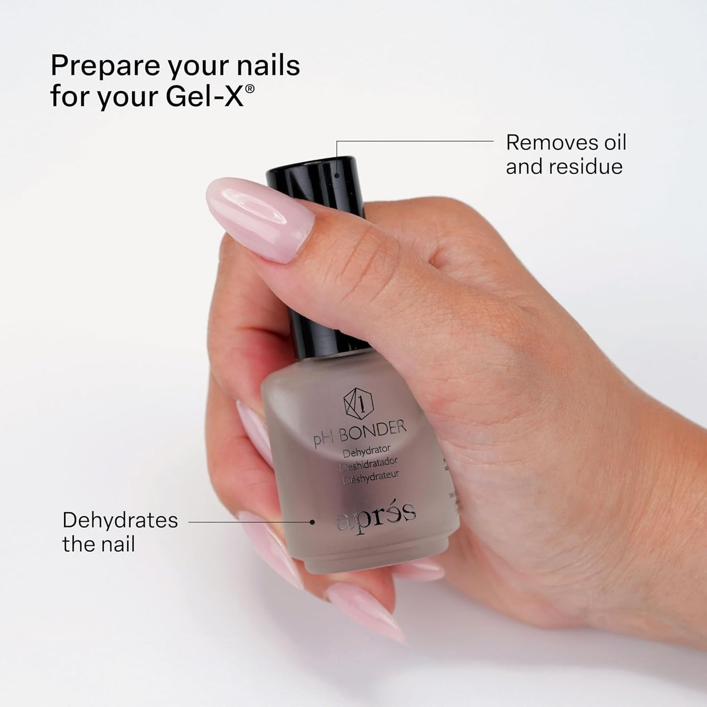 APRÉS Gel-X® Nail Extension Kit - Gold Extend Gel, pH Bonder & Non-Acidic Primer | 15 ml Set