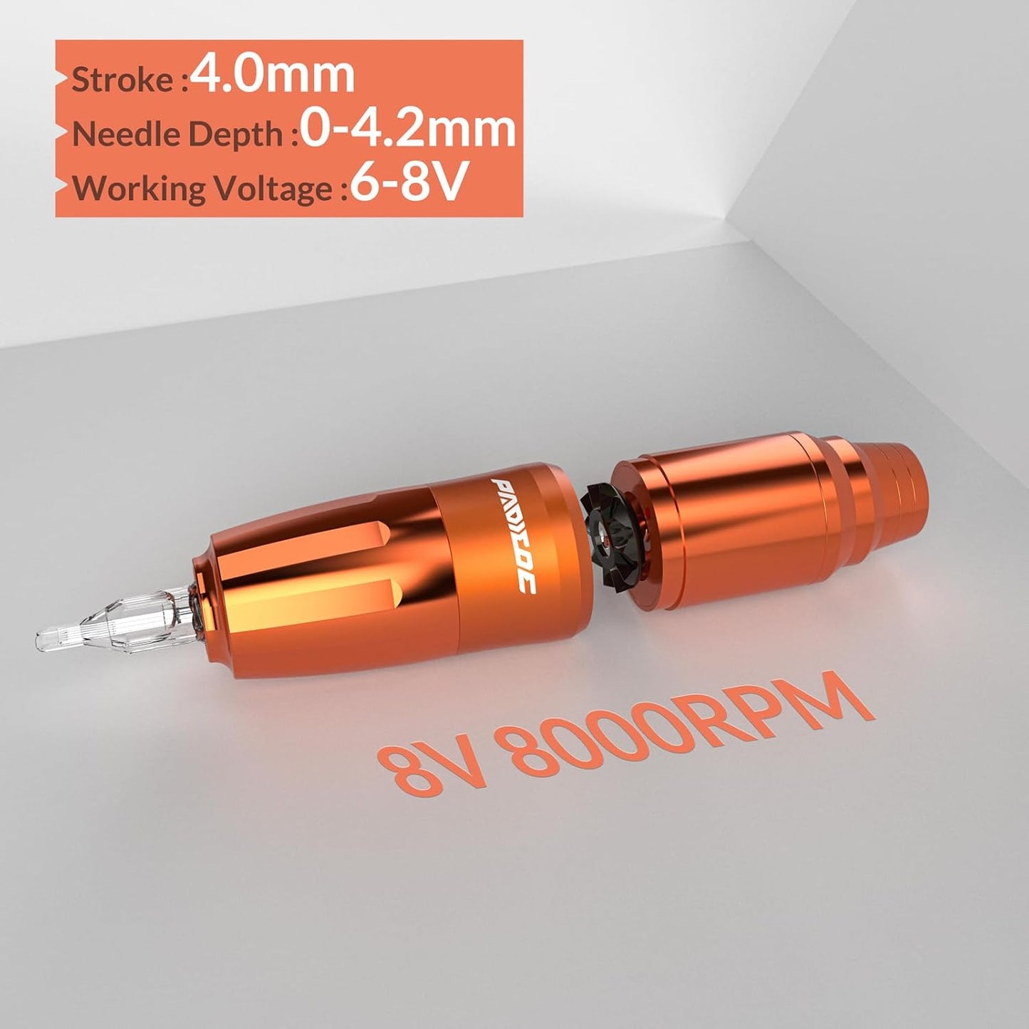 Tattoo Gun Kit - Wireless Rotary Tattoo Machine with 1500mAh Battery | Ideal for Beginners