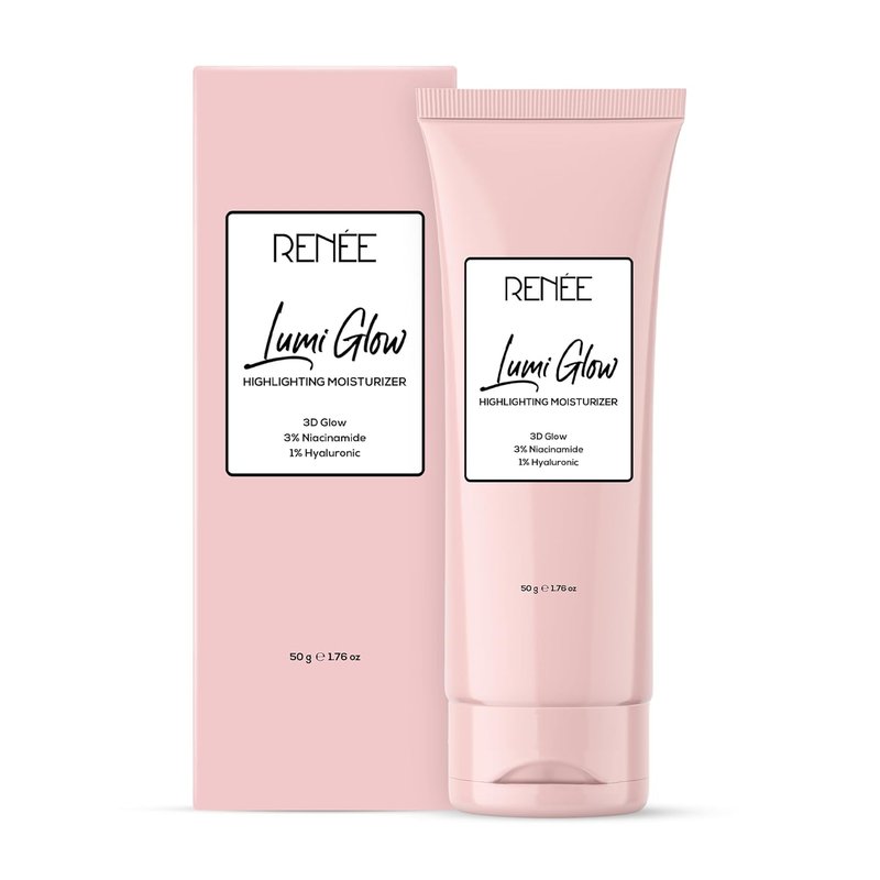 Lumi Glow Highlighting Moisturizer - 3% Niacinamide & 1% Hyaluronic Acid for Glowing Skin | Anti-Aging, Reduces Fine Lines & Pigmentation