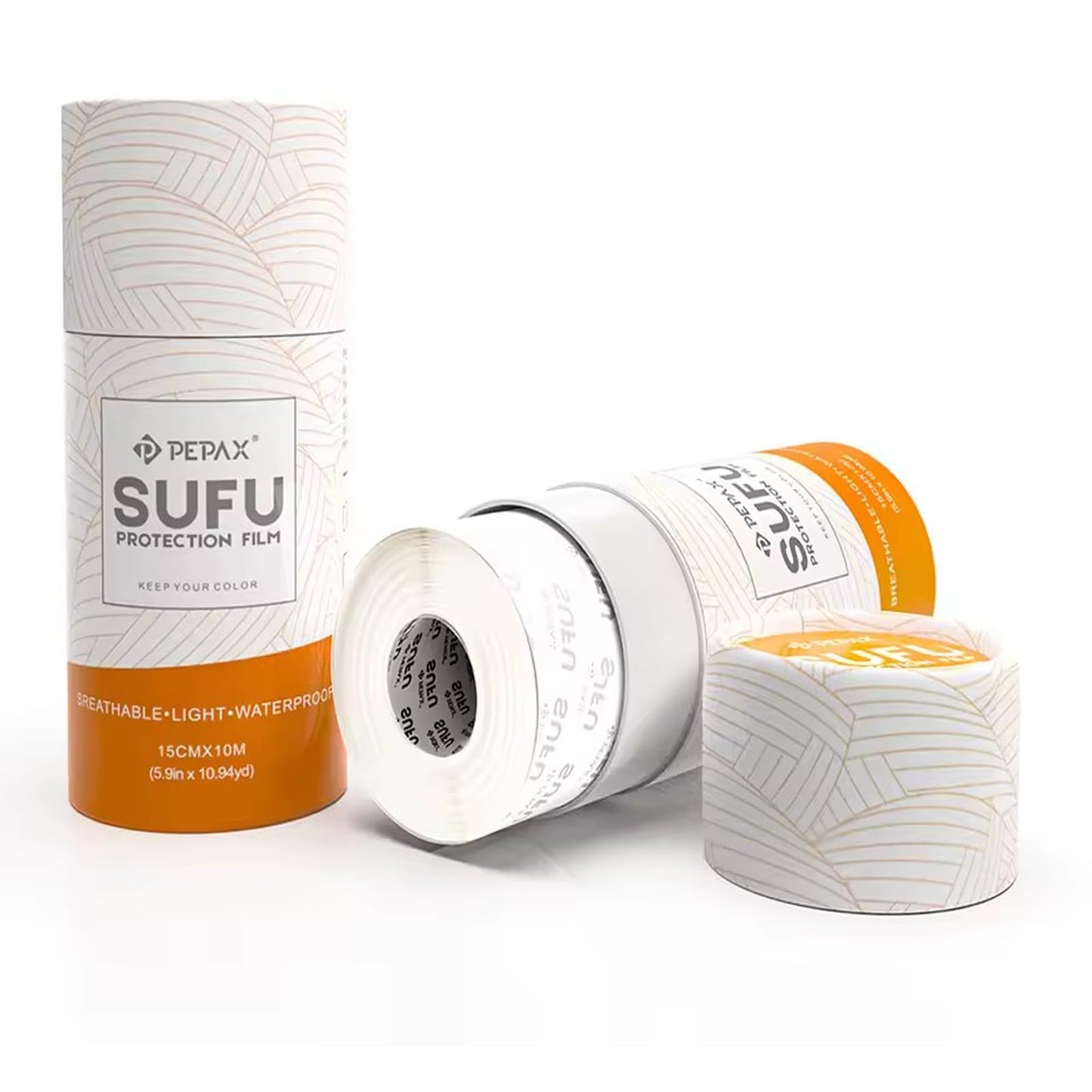 Tattoo Aftercare Bandage - Romlon 5.9"x 10.9 Yards Second Skin Tattoo Cover Up Tape Waterproof Transparent Film Roll, Tattoo Aftercare Bandage for Initial Healing Protective and Skin Repair