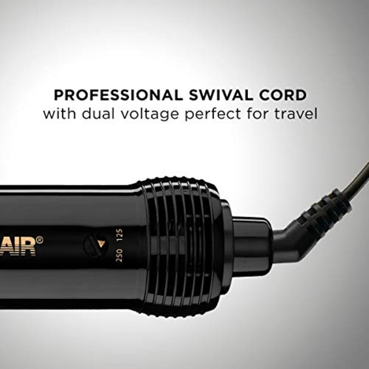Conair 2-in-1 Hot Air Curling Combo - 1.5-Inch Curl Brush & 1-Inch Aluminum Bristle Brush