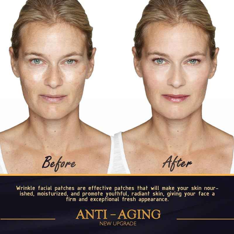 GETPUNA Chest Neck Wrinkle Patches -Silicone Patches for Wrinkles, Neck Mask Chest Patch for Decollete & Cleavage, Anti Ageing Wrinkle Remover, Reusable Overnight Wrinkles Treatment for Women,4 Pack