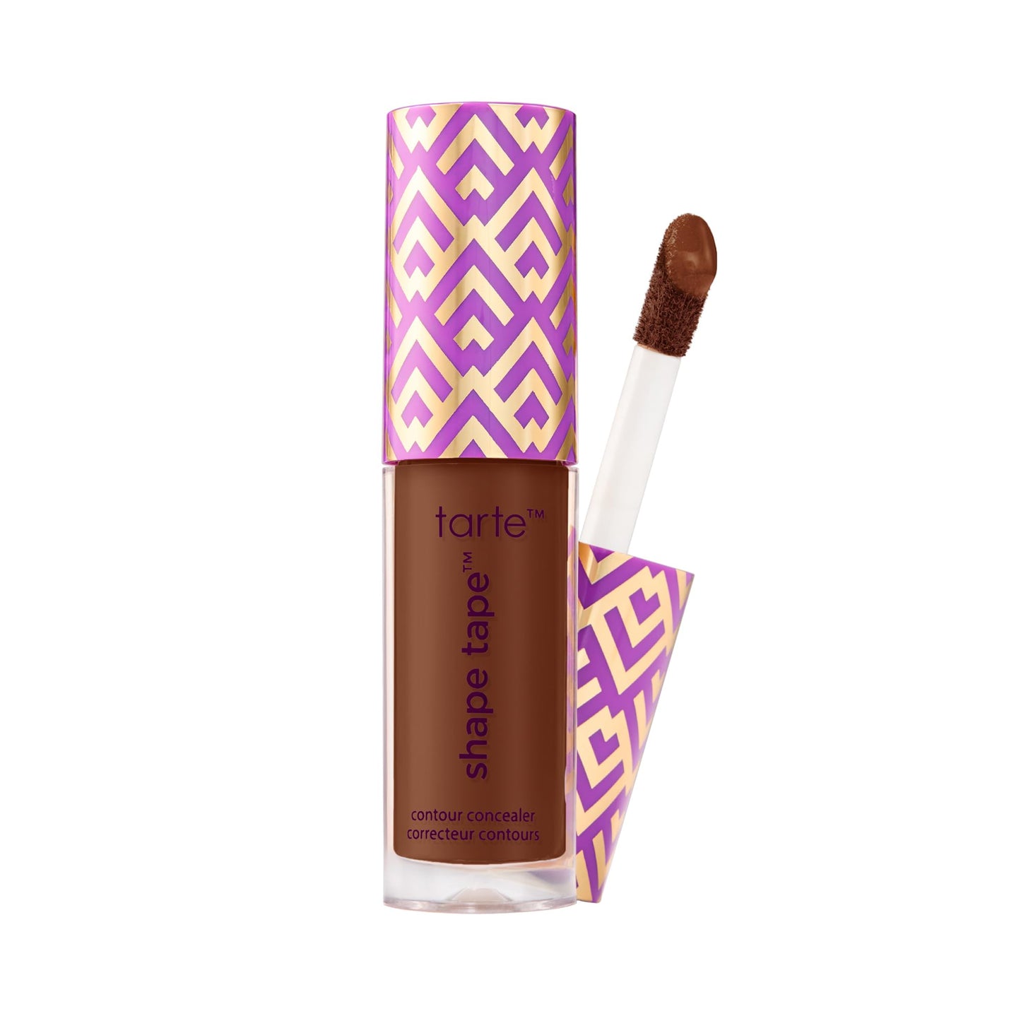 tarte shape tape concealer – Full-Coverage Creaseless Soft Matte Finish, Brightening Under-Eye & Face Makeup, 16hr Longwear, Vegan & Cruelty-Free, travel size, 60H mahogany honey