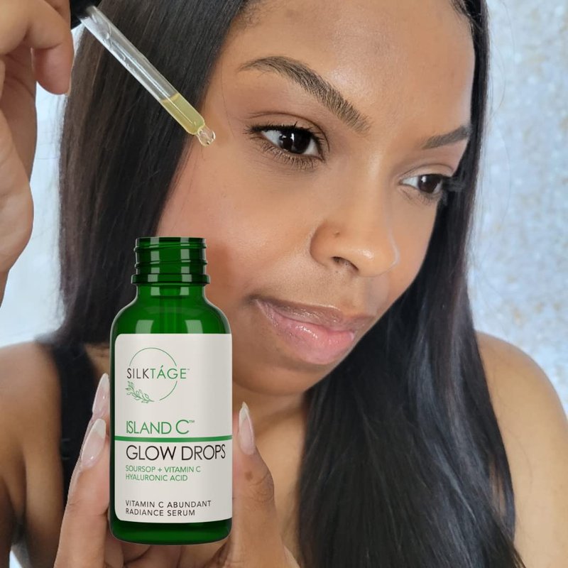 Glow Drops - Anti-Aging Vitamin C Face Serum with Hyaluronic Acid | Evens Skin Tone, 1 Fl Oz